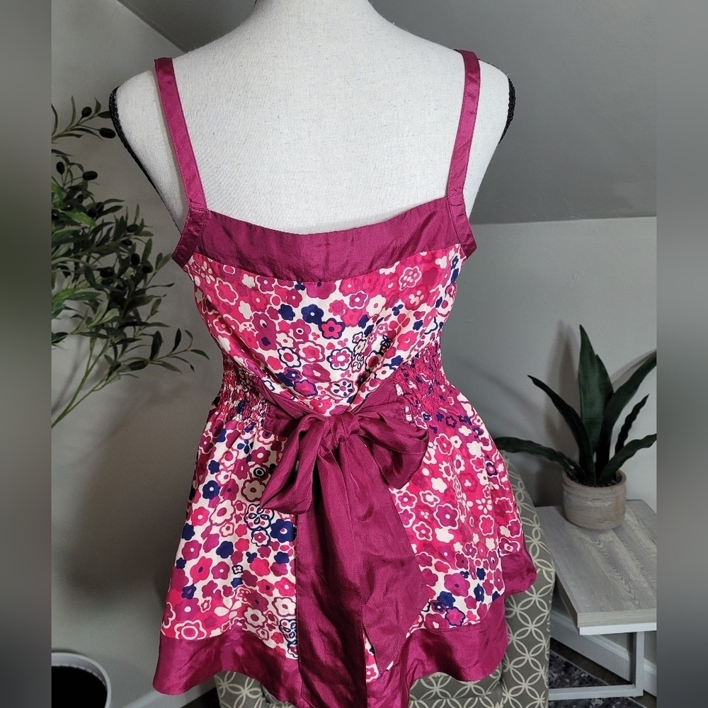 Anthropologie FRUITERIA BLOUSE HABOTI 100% SILK Odille Top Size 2 - Picture 3 of 4